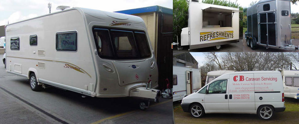 More than just caravans.  Boat trailers, catering trailers, horseboxes, jet ski trailers, motorhomes, plant trailers,
trailer tents and more